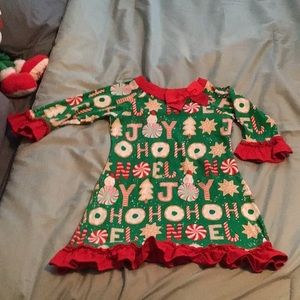 Rare Editions Joy, HoHo, Noel Christmas Dress